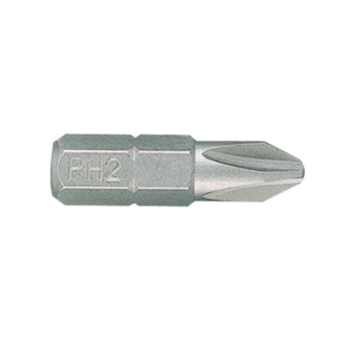 Бита для шуруповерта KING TONY PH2 Phillips 1/4" 0 25мм (102500P)