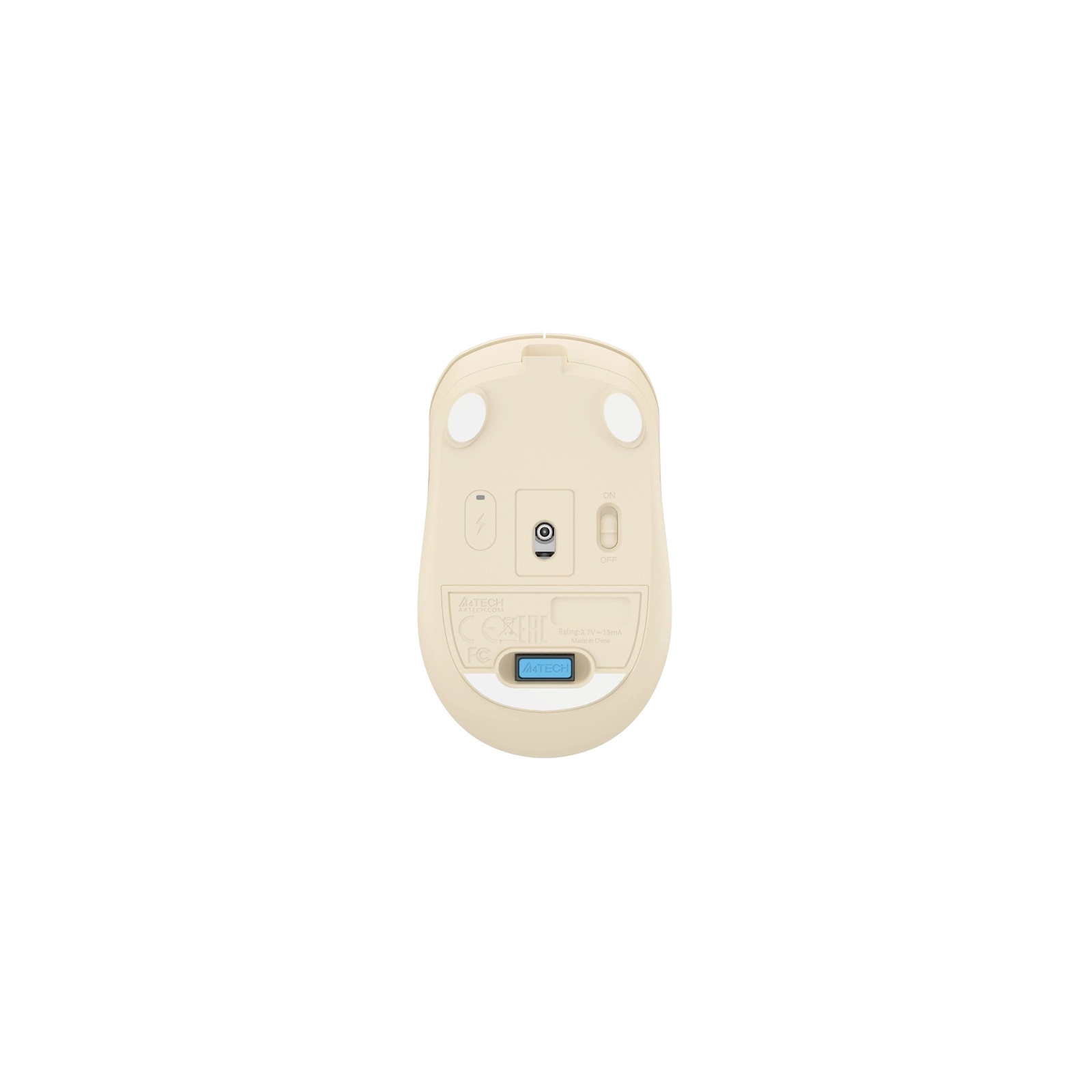 Мишка A4Tech FG10CS Air Wireless Grayish White (4711421992091) зображення 10