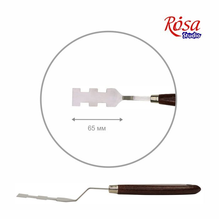 Мастихін Rosa Studio ArtWork №7 прямокутний, довжина 6,5см (6926586613721)