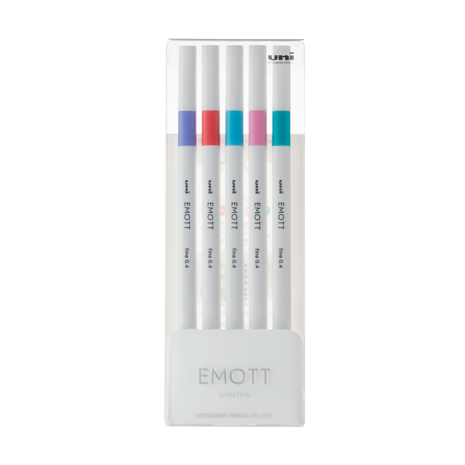 Лайнер UNI набор Emott Candy Pop Color 0.4 мм 5 цветов (PEM-SY/5C.05CPC)