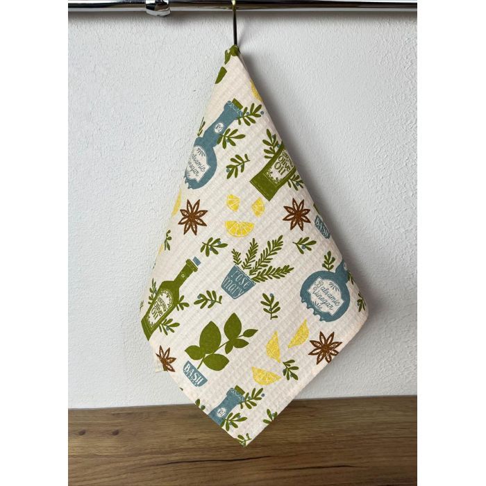 Рушник Прованс вафельний Прянощі 34х50 см (4823093452596) зображення 2