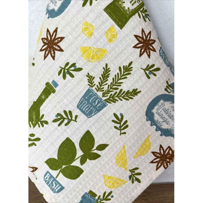 Рушник Прованс вафельний Прянощі 34х50 см (4823093452596) зображення 3