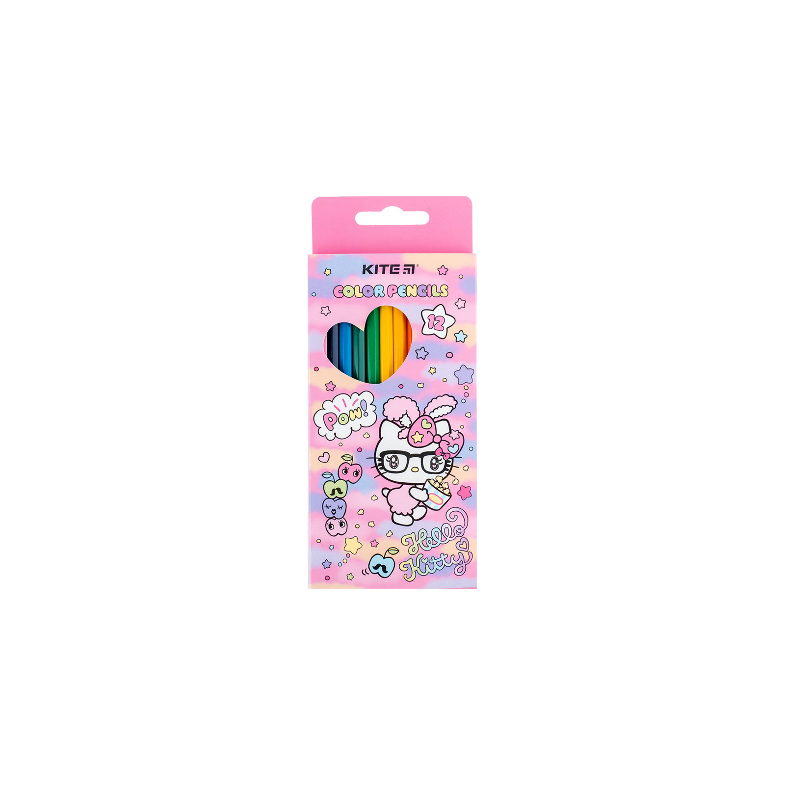 Карандаши цветные Kite Hello Kitty 12 цветов (HK24-051)