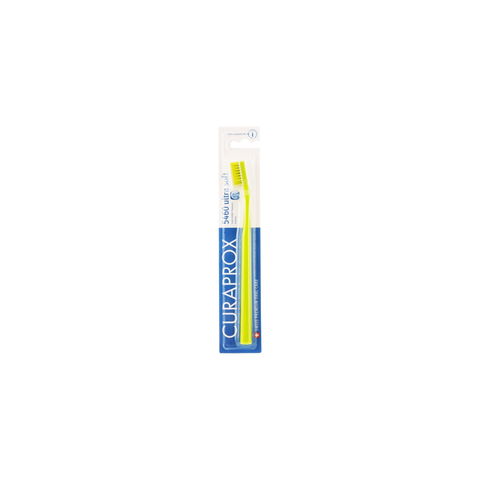 Зубна щітка Curaprox CS 5460 Ultra Soft Ультрам'яка D 0.10 мм Салатова із салатовою щетиною (CS 5460-32)
