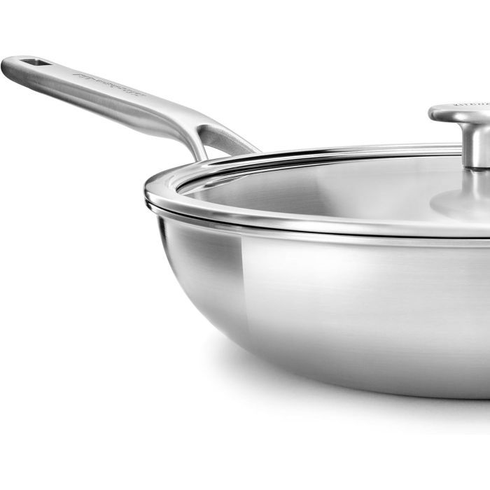 Сковорода KitchenAid Wok MSS 28 см 3,5 л з кришкою (CC003254-001) изображение 3