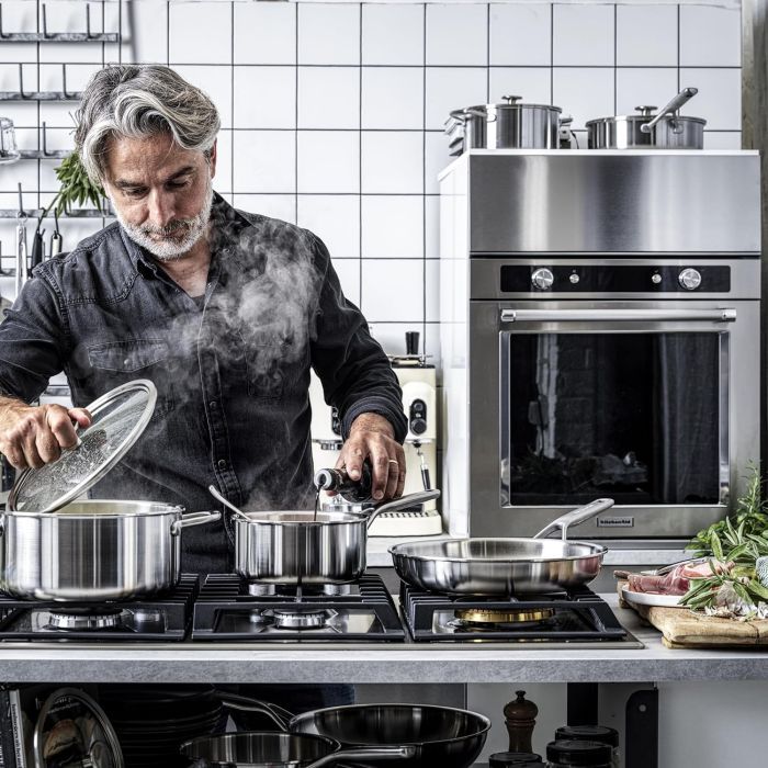 Сковорода KitchenAid Wok MSS 28 см 3,5 л з кришкою (CC003254-001) изображение 4