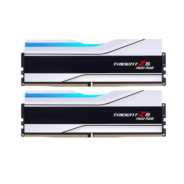 Модуль памяти для компьютера DDR5 32GB (2x16GB) 6400 MHz Trident Z5 Neo RGB Matte White G.Skill (F5-6400J3239G16GX2-TZ5NRW)