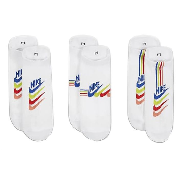 Шкарпетки Nike W NK EVERYDAY PLUS LTWT NS 3PR DH5474-902 38-42 3 пари Білі (195244784264) зображення 3