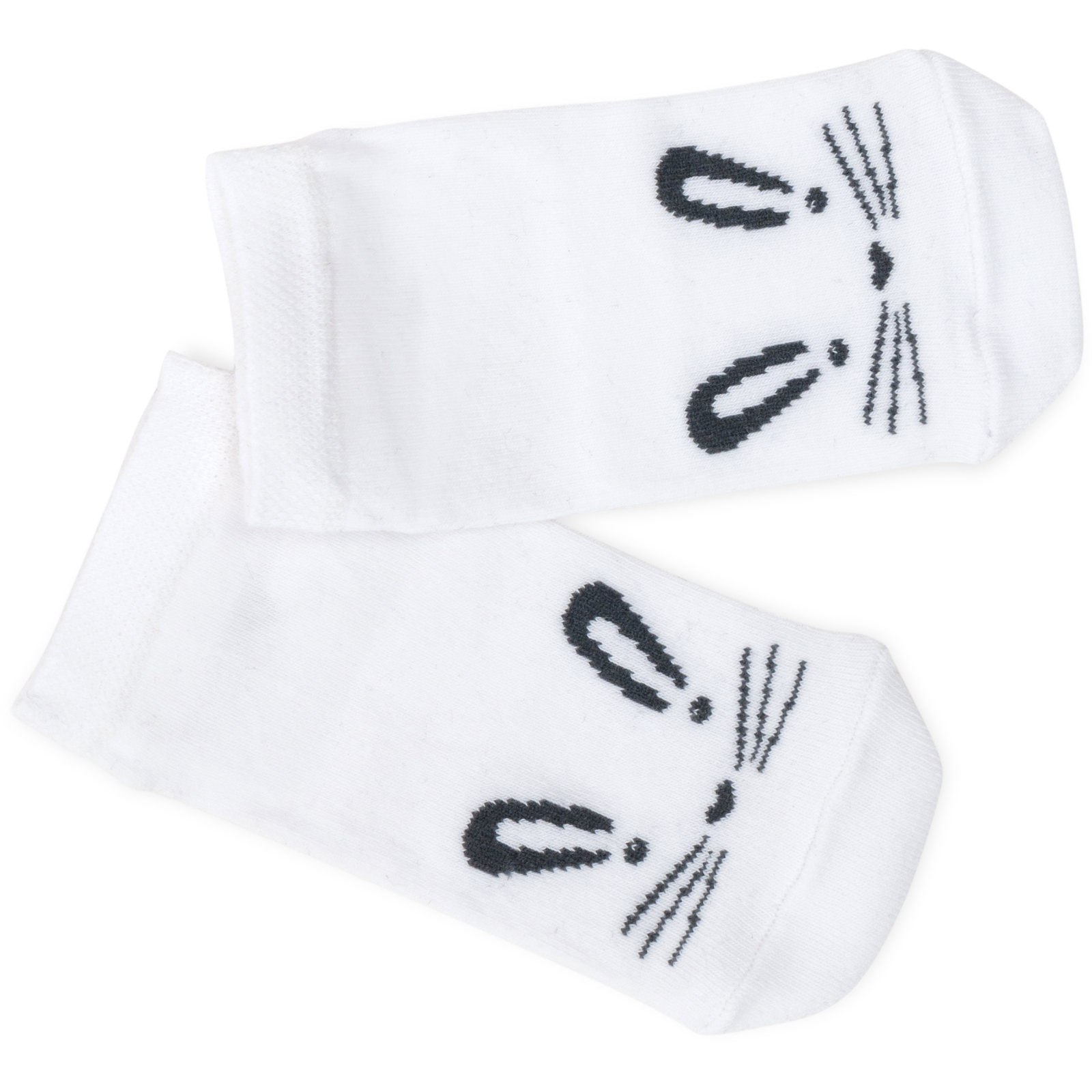 Шкарпетки дитячі BNM із зайчиком (M0C0201-0141-7G-white) зображення 3