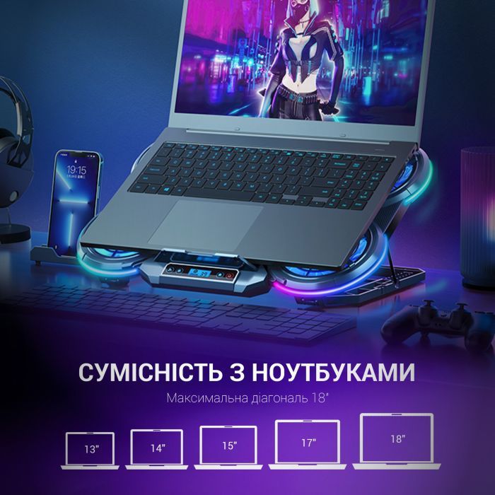 Подставка для ноутбука GamePro CP1450 изображение 8