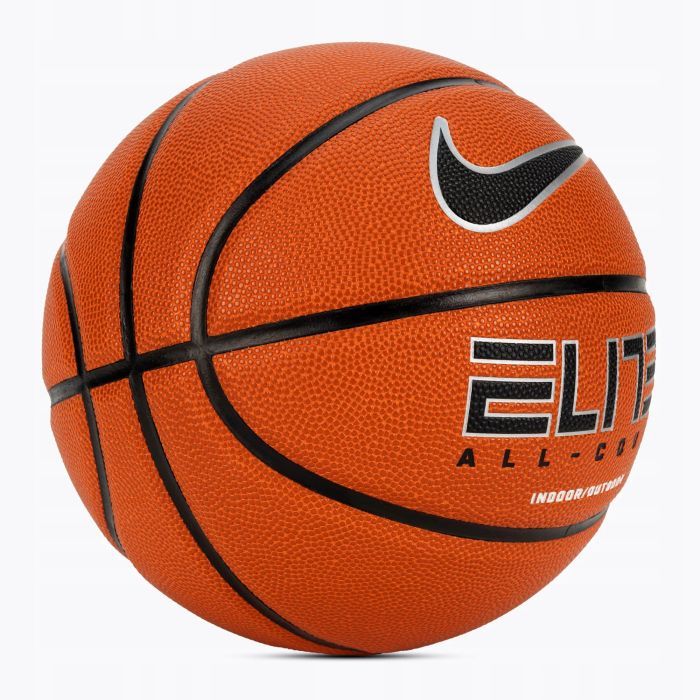 М'яч баскетбольний Nike Elite All Court 8P 2.0 Deflated помаранчевий, чорний, сріблястий Уні 6 N.100.4088.855.06 (887791395702) зображення 2