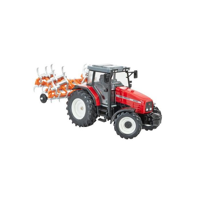 Спецтехника Britains Трактор Massey Ferguson 6290 с культиватором 1:32 (43335)