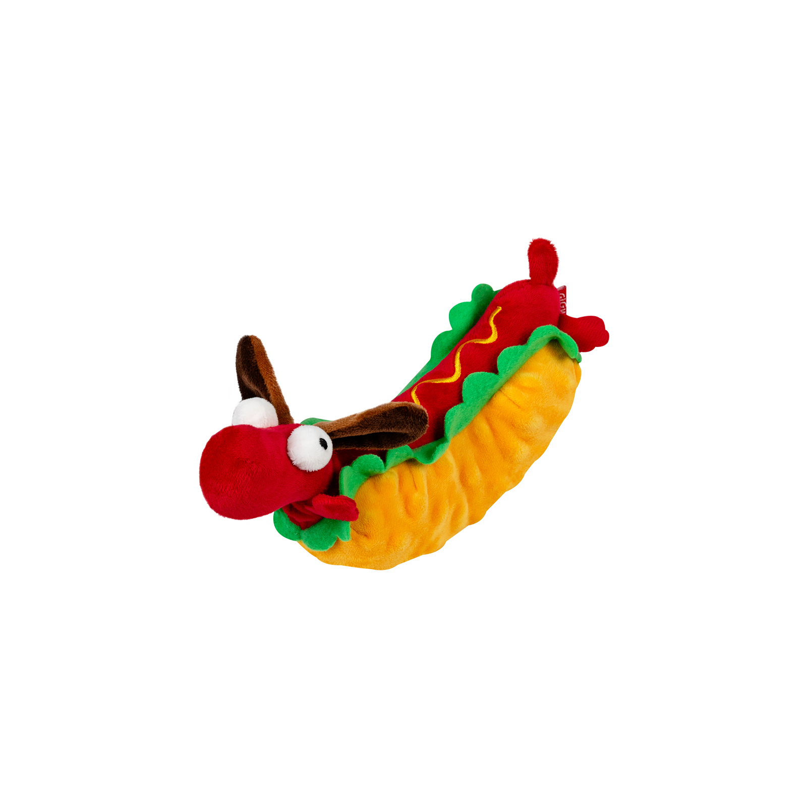 Игрушка для собак GiGwi Foody Friends Хот-Дог с пищалкой 24 см (2262)