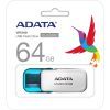 USB флеш накопитель ADATA 64GB AUV 240 White USB 2.0 (AUV240-64G-RWH) изображение 3