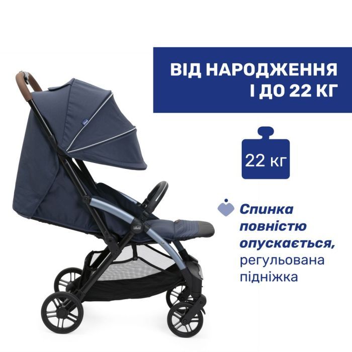Коляска Chicco Goody XPlus Синя 8058664173044 (87040.38.07) изображение 2