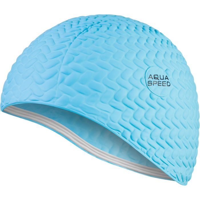 Шапка для плавання Aqua Speed Bombastic Tic-Tac 5715 117-02 світло-блакитний Жін OSFM (5908217657152)