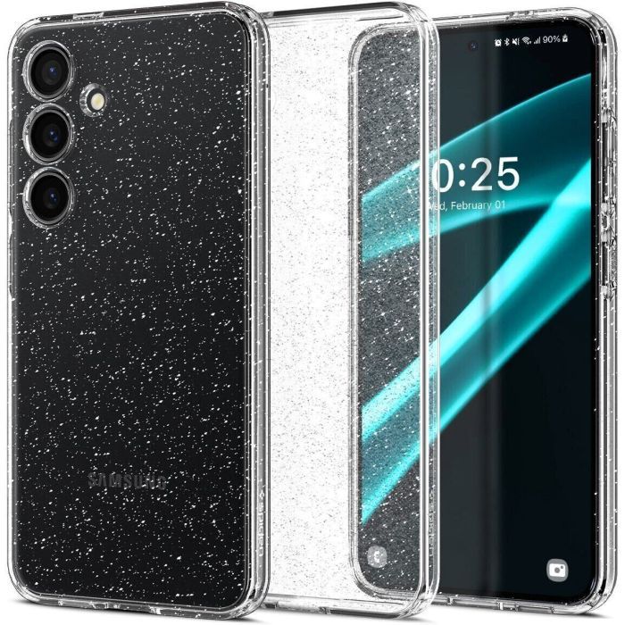 Чехол для мобильного телефона Spigen Samsung Galaxy S24+, Liquid Crystal Glitter, Crystal Quartz (ACS07325) изображение 10
