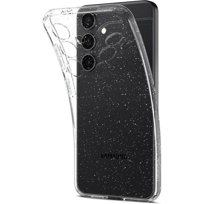 Чехол для мобильного телефона Spigen Samsung Galaxy S24+, Liquid Crystal Glitter, Crystal Quartz (ACS07325) изображение 4