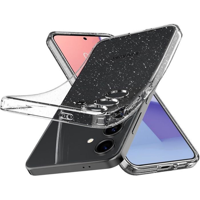 Чехол для мобильного телефона Spigen Samsung Galaxy S24+, Liquid Crystal Glitter, Crystal Quartz (ACS07325) изображение 9