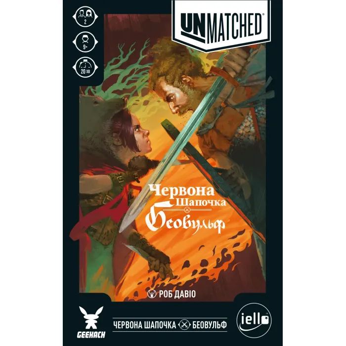 Настільна гра Geekach Games Unmatched: Червона Шапочка проти Беовульфа (GKCH054RB) зображення 5