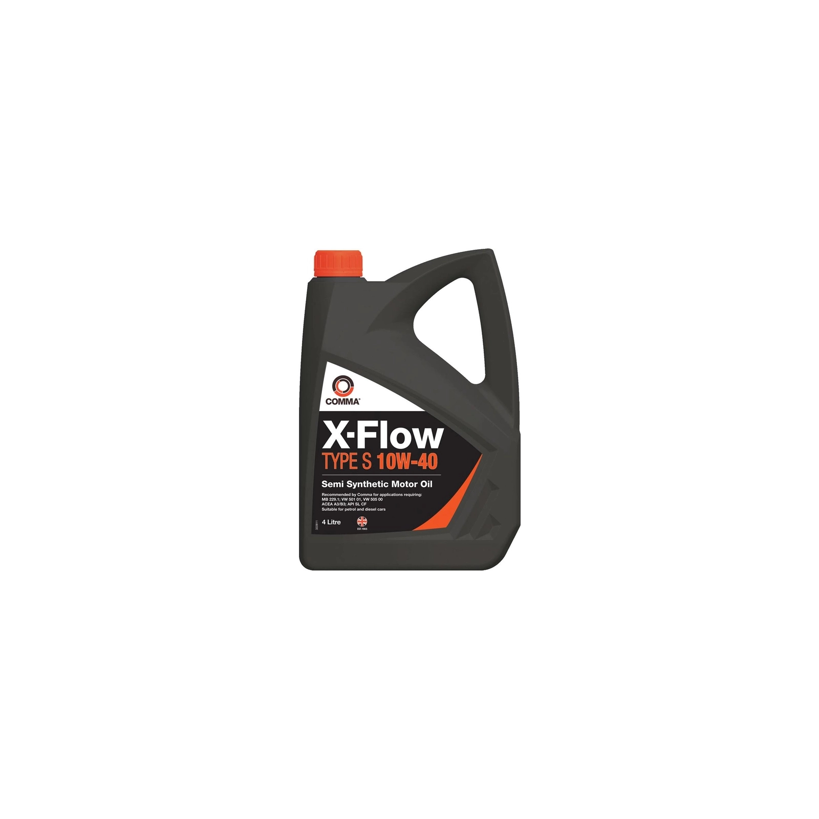 Моторное масло Comma X-FLOW TYPE S 10W-40-4л (XFS4L)