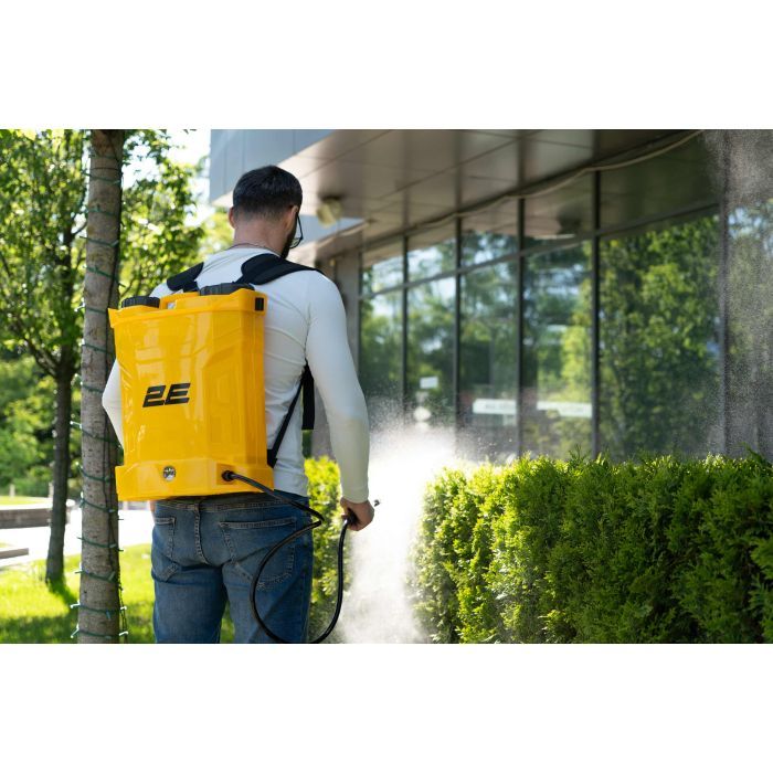 Обприскувач 2E AquaSpray 18LR 18л, 12В, 1х8Ah, 4.5бар, 2.9л/хв, 5кг, вольтметр (2E-18LBS) зображення 12