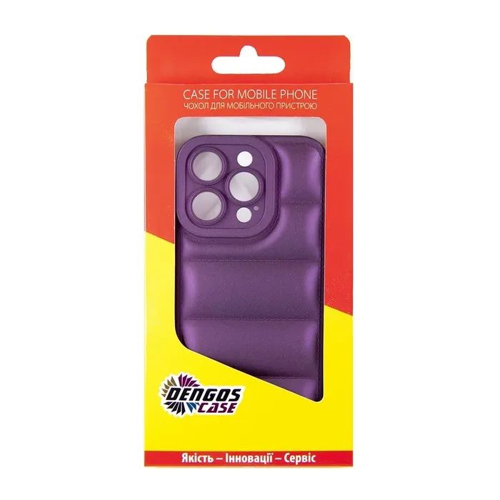 Чехол для мобильного телефона Dengos iPhone 14 Pro Case + Glass (Purple) (DG-KM-80) изображение 3