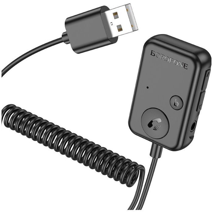 FM модулятор BOROFONE BC49, Black, Box зображення 4