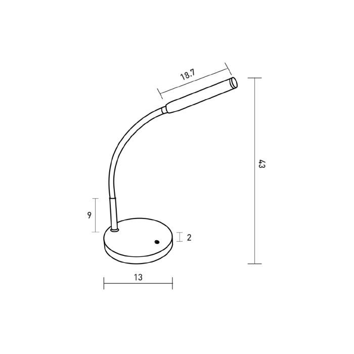 Настольная лампа Eurolamp LED-TLD-5W(white) изображение 2