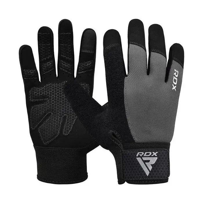 Перчатки для фитнеса RDX W1 Full Finger Plus Grey XL (WGA-W1FG-XL+)