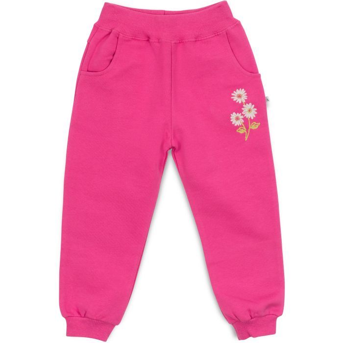Штани дитячі Aziz трикотажні з утепленням (83029-116G-pink)