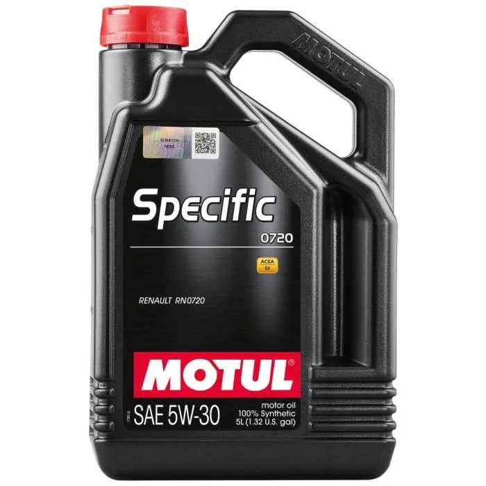Моторна олива MOTUL Specific 0720 SAE 5W-30, 5л (102209)
