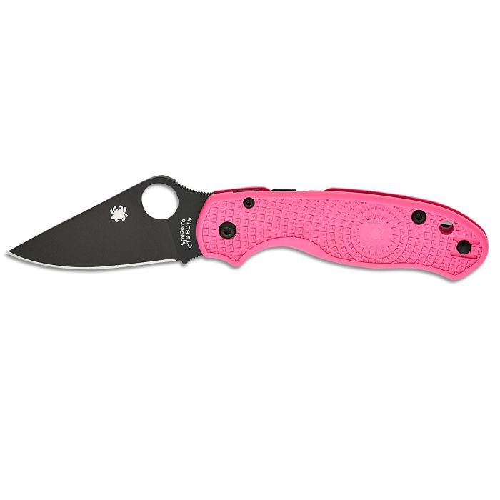 Ніж Spyderco Para 3 DLC BD1N Pink FRN (C223PPNBK)