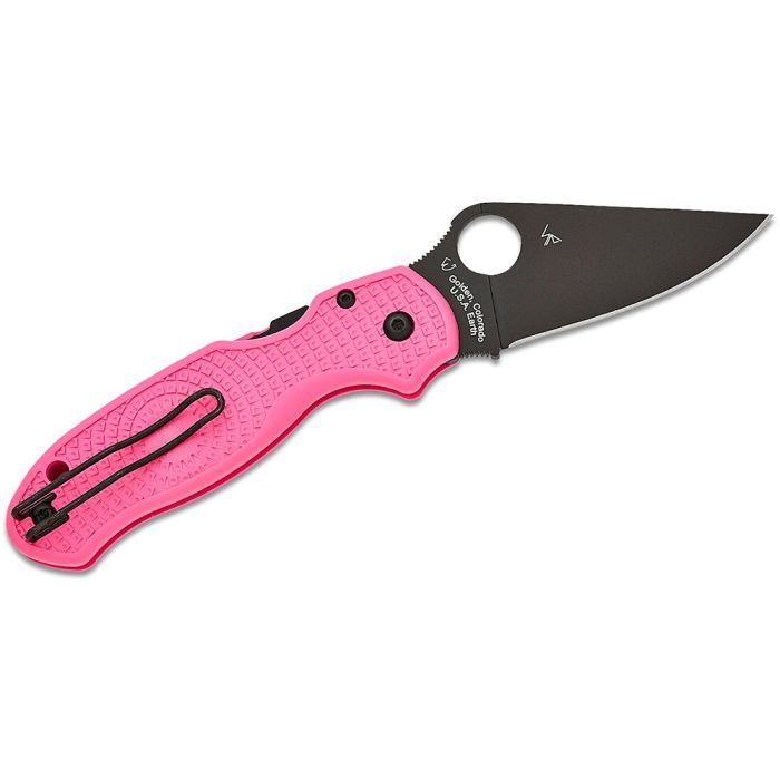 Ніж Spyderco Para 3 DLC BD1N Pink FRN (C223PPNBK) зображення 2