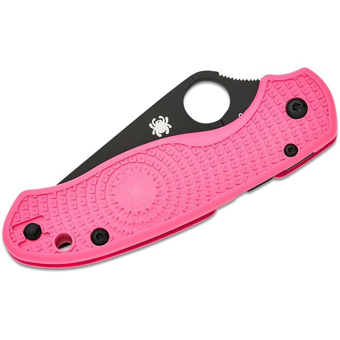 Ніж Spyderco Para 3 DLC BD1N Pink FRN (C223PPNBK) зображення 3