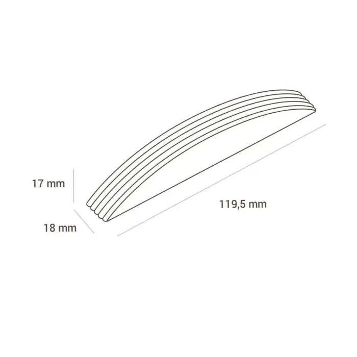 Форма для шоколада Silikomart Riga P 47x15 h16 мм 24 шт (CH004) изображение 3