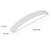 Форма для шоколада Silikomart Riga B 119x18 h17 мм 10 шт (CH006) изображение 3