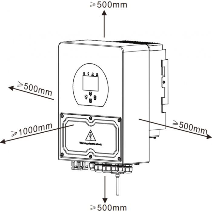 Солнечный инвертор Deye SUN-3.6K-SG03LP1-EU WiFi (SUN-3.6K-SG03LP1-EU) изображение 8
