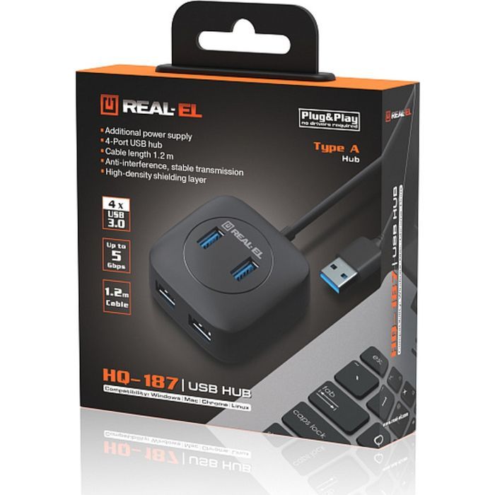 Концентратор REAL-EL HQ-187 black (EL123110010) изображение 9