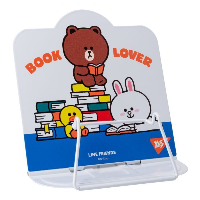 Подставка для книг Yes фигурная Line Friends металл (470514)
