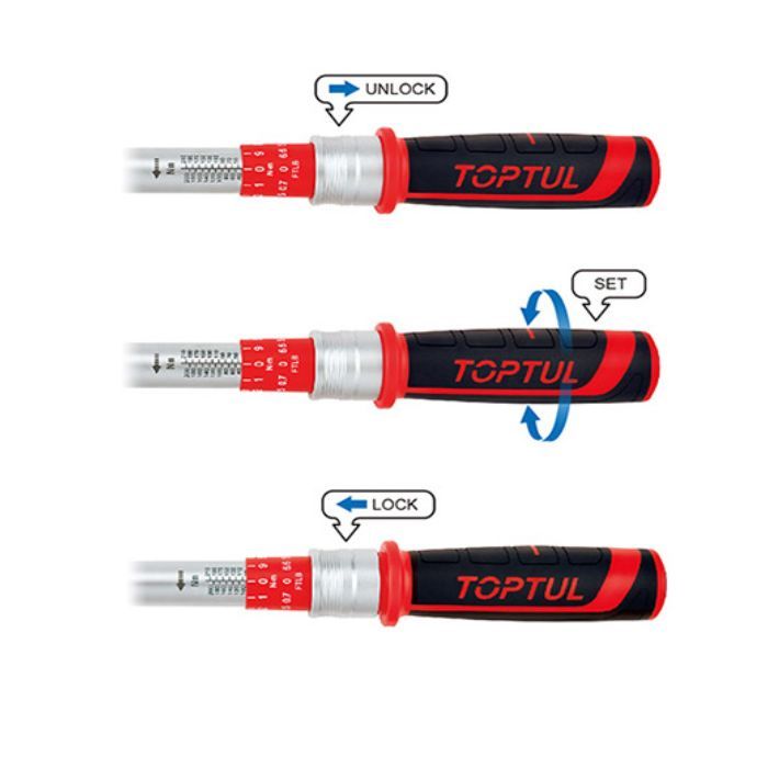 Ключ Toptul динамометрический 3/4"x955мм 100-600Nm (ANBV2460) изображение 2