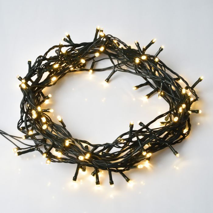 Гирлянда YES! Fun Нить 120 LED Тепло-белая 8.4 м 8 режимов Мерцание (974832)