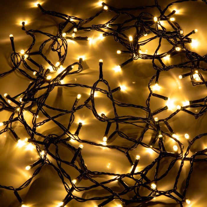 Гирлянда YES! Fun Нить 120 LED Тепло-белая 8.4 м 8 режимов Мерцание (974832) изображение 4
