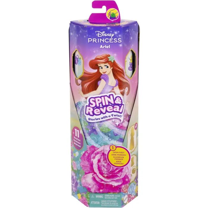 Кукла Disney Princess Набор-сюрприз с Ариэль Крути и проявляй (HTV88) изображение 3