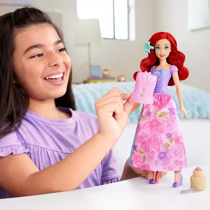 Кукла Disney Princess Набор-сюрприз с Ариэль Крути и проявляй (HTV88) изображение 7