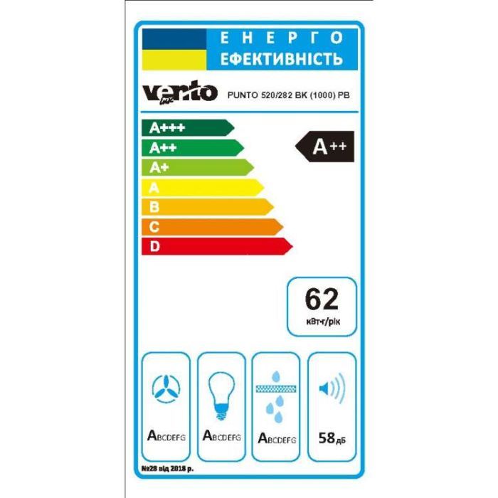 Вытяжка кухонная Ventolux PUNTO 520/279 BG (1000) PB изображение 8