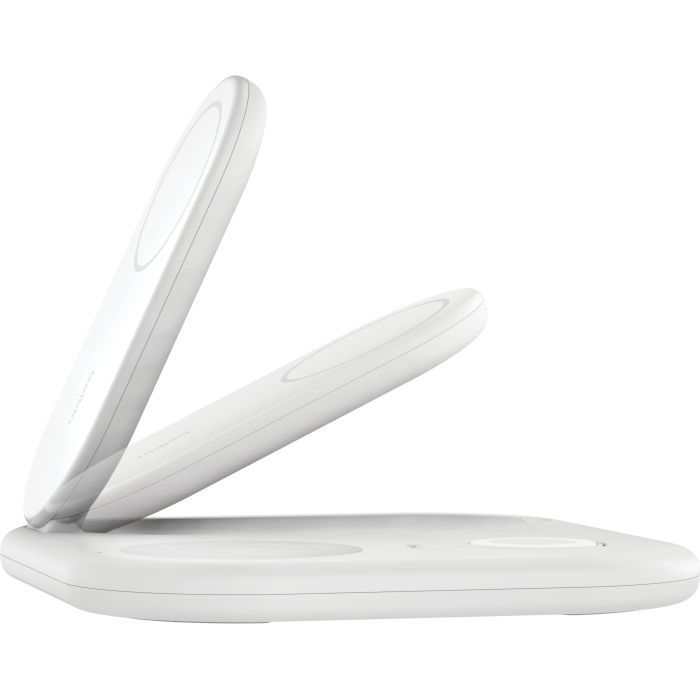 Зарядное устройство Belkin 3in1 Magnetic Foldable iPhone/Watch/AirPods Qi2 15W white (WIZ029VFWH) изображение 3