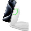 Зарядное устройство Belkin 3in1 Magnetic Foldable iPhone/Watch/AirPods Qi2 15W white (WIZ029VFWH) изображение 9