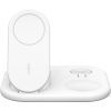 Зарядное устройство Belkin 3in1 Magnetic Foldable iPhone/Watch/AirPods Qi2 15W white (WIZ029VFWH)