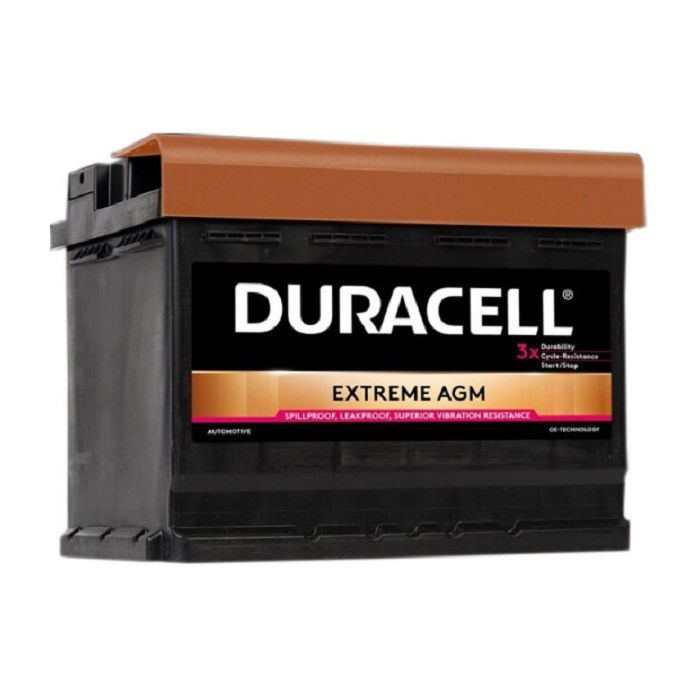 Аккумулятор автомобильный Duracell Extreme AGM Start-Stop DE60AGM 60Ah 640A R+ (DE60AGM)
